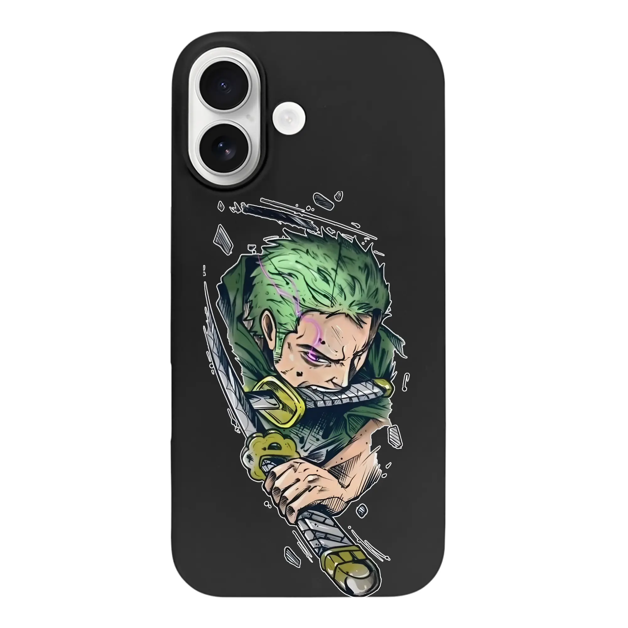 ワンピース グッズ ロロノア・ゾロ - iPhone 17 シリーズ シリコンケース 薄型 耐衝撃 指紋防止 ソフトタッチカバー 精密フィット 傷防止 保護ケース iPhone 17/17 Air/17 Pro/17 Pro Max 対応